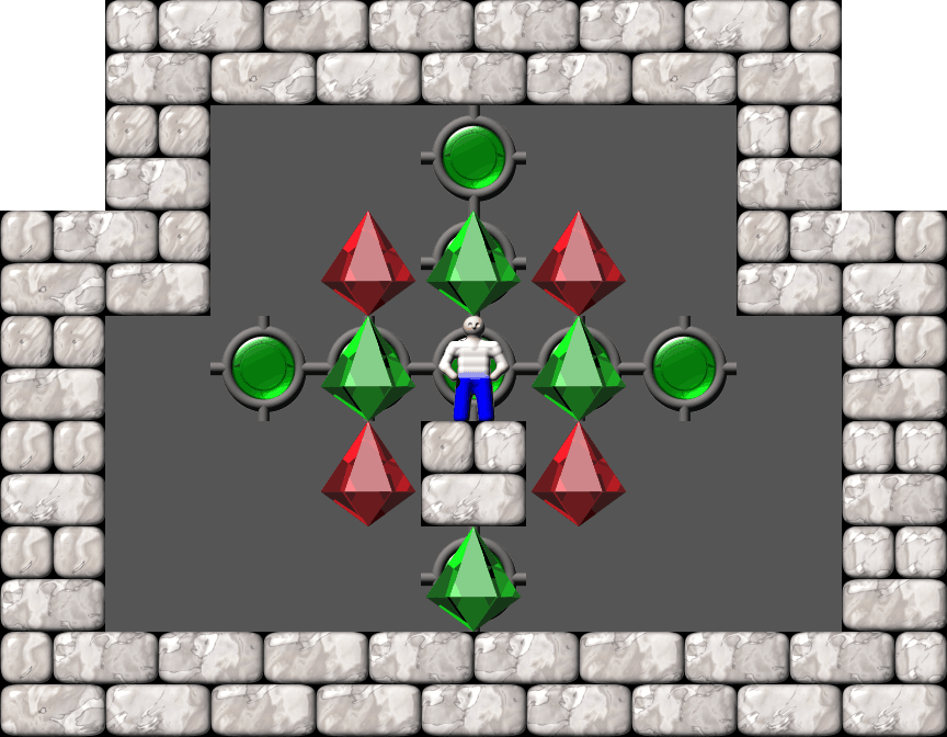 Sokoban Thinking Rabbit Arranged level 418